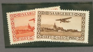 Saar #C3-C4 Mint (NH) Single (Complete Set)