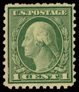 US Sc 543 F-VF/Mint NO GUM - 1921 1¢ Washington Perf 10 - Rotary Press