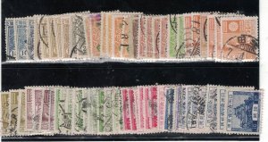 Japan Mini Collection 62 Stamps SC 137/196 Varied Cancels VFU (30fdy)