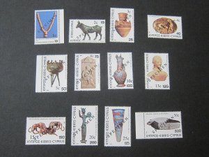 Cyprus 1983 Sc 600-11 Specimen set MNH