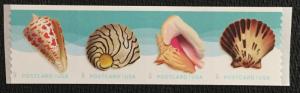 US #5167-5170 MNH Coil Strip of 4 Seashells