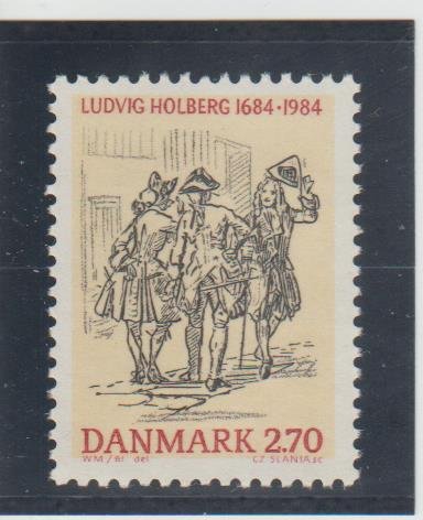 Denmark  Scott#  765  MNH  (1984 Ludvig Holberg)