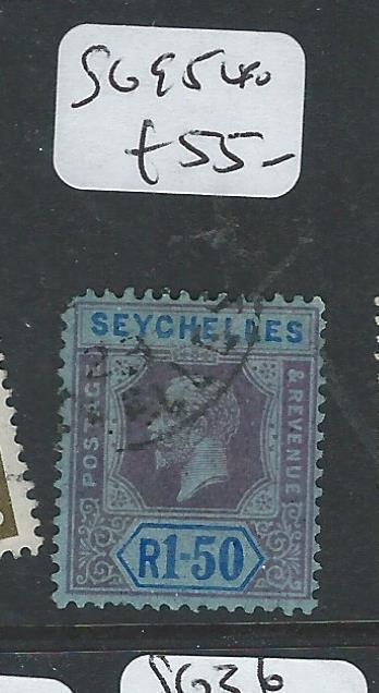 SEYCHELLES   (P0108B) KGV 1.50R   SG 95  VFU