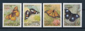 [56844] Micronesia 1994 Butterflies Papillons with overprint Hong Kong MNH