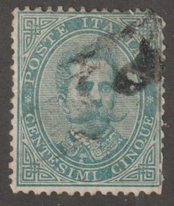 Italy, Stamp, Scott#45,  used, hinged, 50, centesimi,