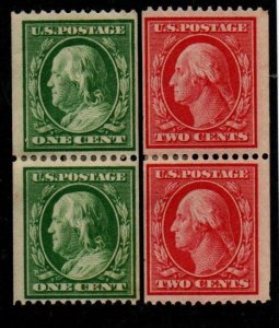 US 348 & 349 Mint hinged pairs