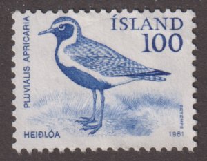 Iceland 544 Pluvialis Apricaria 1981