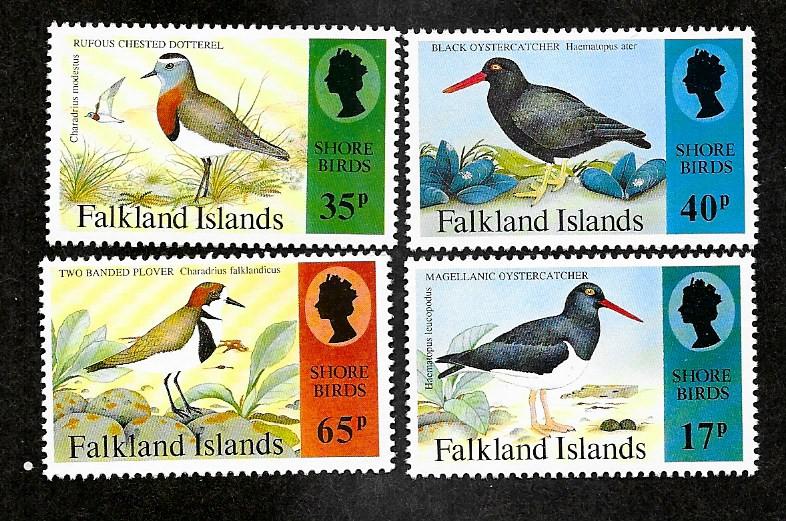 Falkland Islands 630-633 Mint NH Birds!