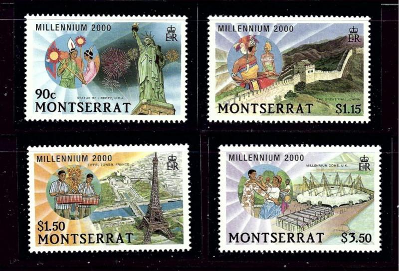 Montserrat 1008-11 MNH 2000 Millenium