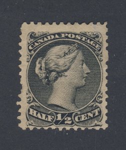 Canada  Large Queen Stamp #21-1/2c Mint No Gum F/VF HR Guide Value = $100.00