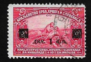 Yugoslavia 1922 - U - Scott #15