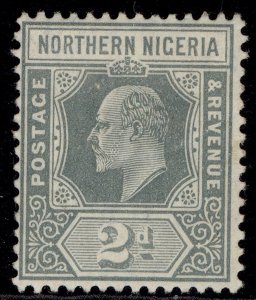 NORTHERN NIGERIA EDVII SG30, 2d grey, M MINT.