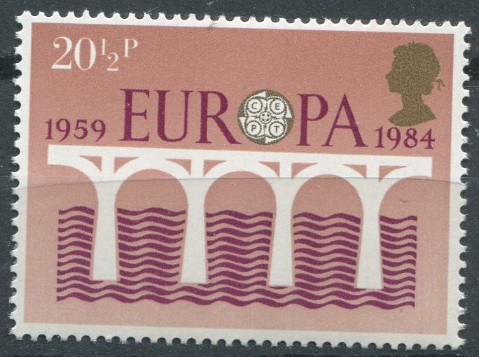 United Kingdom Sc#1055 MNH, 20½p multi & gld, 25th Anniversary of C.E.P.T. (...