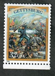 2975t Civil War:  Gettysburg F-VF MNH single