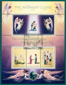 Christmas Island 1980 Christmas,  sheetlet used  #111,SG130a