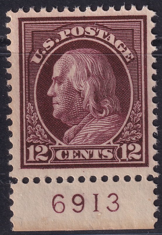 #417 Mint NH, XF, Plate number single (CV $100 - ID50265) - Joseph Luft