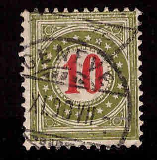 Switzerland Scott J24 used postage due