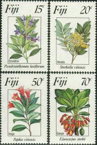 Fiji 1984 SG680-683 Flowers set MNH