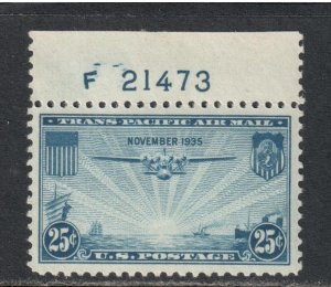 US Airmail # C20 China Clipper / Trans-Pacific , VF OG NH Top PNS -I Combine S/H
