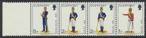 Guernsey  SG 99b  SC# 102A  Booklet strip of 4  MNH  see details