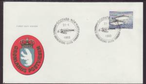 Greenland 141 Fish 1983 U/A FDC