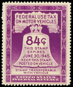 U.S. REV. MOTOR VEHICLE RV40  Mint (ID # 117698)