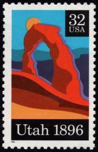 SC#3024 32¢ Utah Statehood Single (1996) MNH