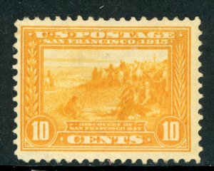USA 1913 Panama Pacific 10¢ Orange Yellow Perf 12 Scott 400 MNH W234