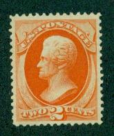 US #183  Mint VF H  OG  SLIGHT CREASE  Scott $525.00