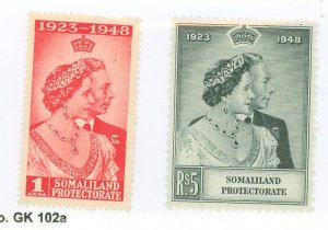 Somaliland Protectorate #110-111 Mint (NH) Single (Complete Set)