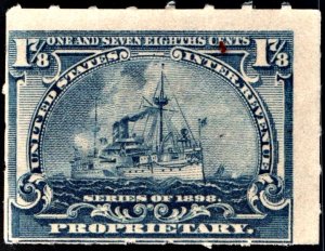 RB26 1 7/8¢ Battleship Proprietary (1898) MH