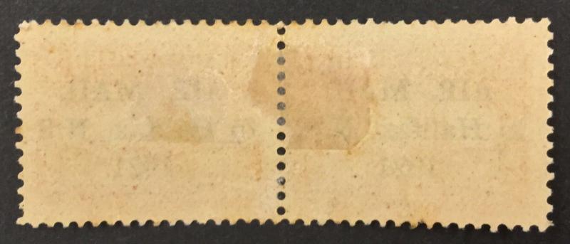 NEWFOUNDLAND, #C3 & C3b, 1921 Pair. F-VF, OG MHR. CV $290.00. (BJS)