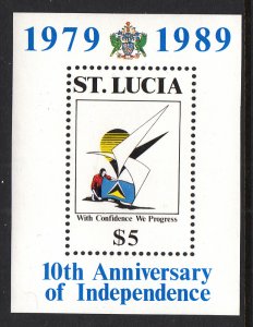St Lucia 936 Souvenir Sheet MNH VF