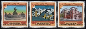 Austria # 1529 - 1531 MNH