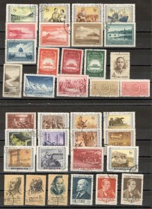 CHINA - 36 USED STAMPS  (202)