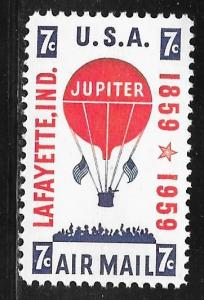 USA C54: 7c Baloon Jupiter, single, MNH, F-VF