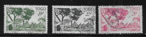 Togo 324-326 Houses part set Used