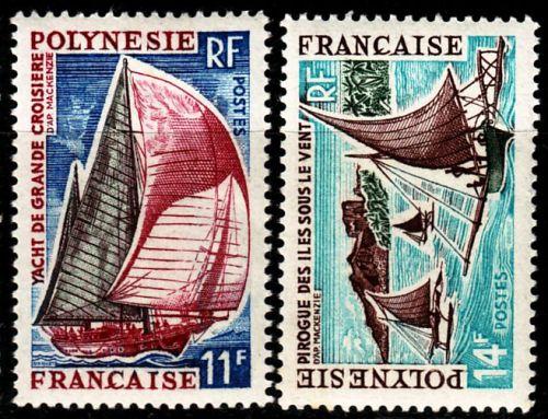 POLYNESIE FRANCAISE [1966] MiNr 0056 ex ( */mh ) [01] Schiffe