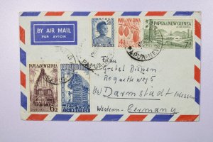 Papua New Guinea 1953 Airmail Cover to Germany - L38739