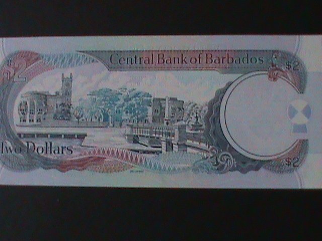 BARBADOS-1998-CENTRAL BANK $2 DOLLAR.UNCIRULATED NOTE-VF WE SHIP TO WORLWIDE