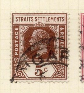 Malaya 1920s Early Issue Fine Used 5c. NW-196949