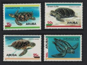 Aruba Turtles 4v 1995 MNH SG#168-171