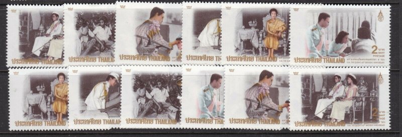 SIAM /THAILAND     ^^^^^^^#1488-93  x2 MNH sets ( ROYALTY)$$@ lar11siam