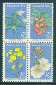 1783-1786 15c Endangered Flora Fine MNH