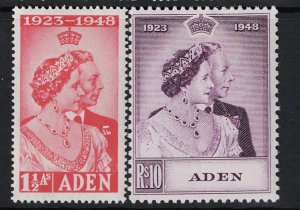 Aden SC# 30 - 31 Mint Hinged / Small Hinge Rems - S17946