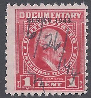 R361 1c U.S. Internal Revenue - Documentary 1943 Used