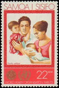 Samoa #387-390, Complete Set(4), 1973, Medical, Never Hinged