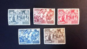 Vatican City Sc# 149-153 Complete Set Mint Never Hinged MNH