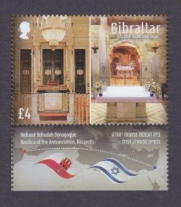 2022 Gibraltar 2039+Tab Joint issue of Gibraltar and Israel 10,80 €