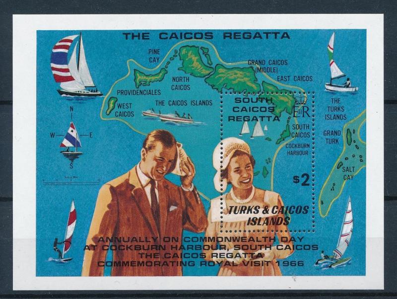 [81273] Turks & Caicos Islands 1981 Ships Sail boats Sailing Regatta Sheet MNH